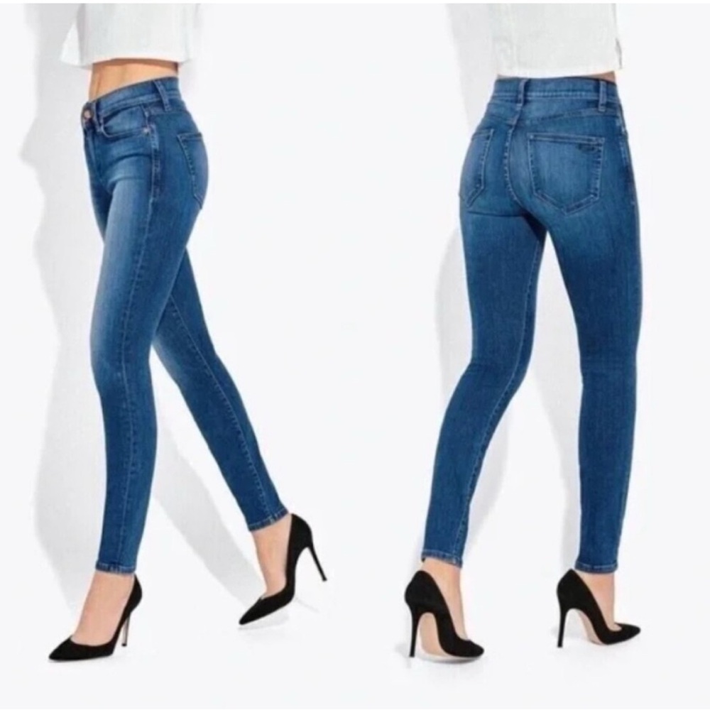 AYR The Chiller High Rise Skinny Jeans In Sunrise Dark Wash Size 28